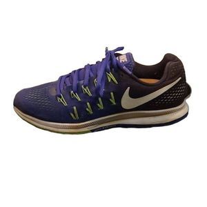 Nike Men's 8.5 Zoom Pegasus Running Shoes Blue White‎ Swoosh